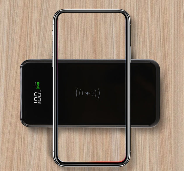 Digital display wireless charging power bank