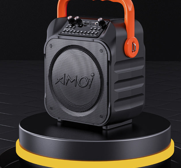 A9 Single Microphone Bluetooth Portable Speaker 6 Sound Effects