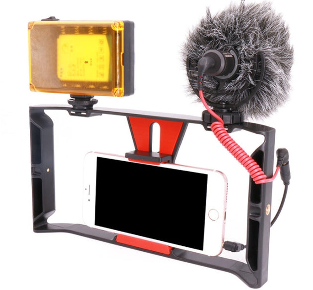 Compatible With Apple, Ulanzi Handheld Smartphone Video Rig Case For  Samsung,Phone Rig Stabilizer For Live Stream Youtube Filmmaking Vlogger