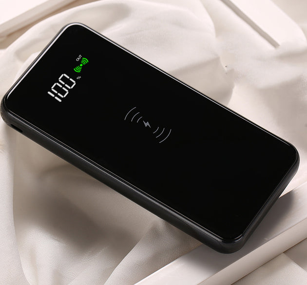 Digital display wireless charging power bank
