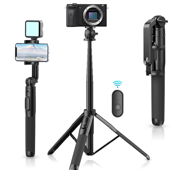 SK 03 Smartphone Selfie Stick 10M Wireless Bluetooth Control 1.5m Vertical Tripod For Camera