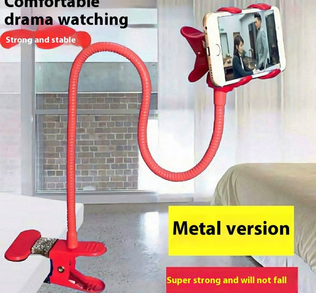 Metal Lazy Stand Gadget Bedside Mobile Phone Clip Watching Drama Rotary Multifunctional Universal Desktop