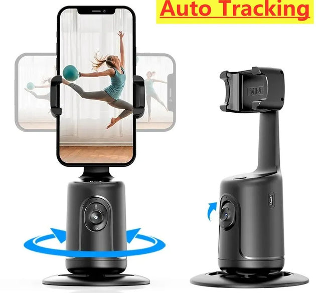 360 Auto Face Tracking Gimbal AI Smart Gimbal Face Tracking Auto Phone Holder For Smartphone Video Vlog Live Stabilizer Tripod